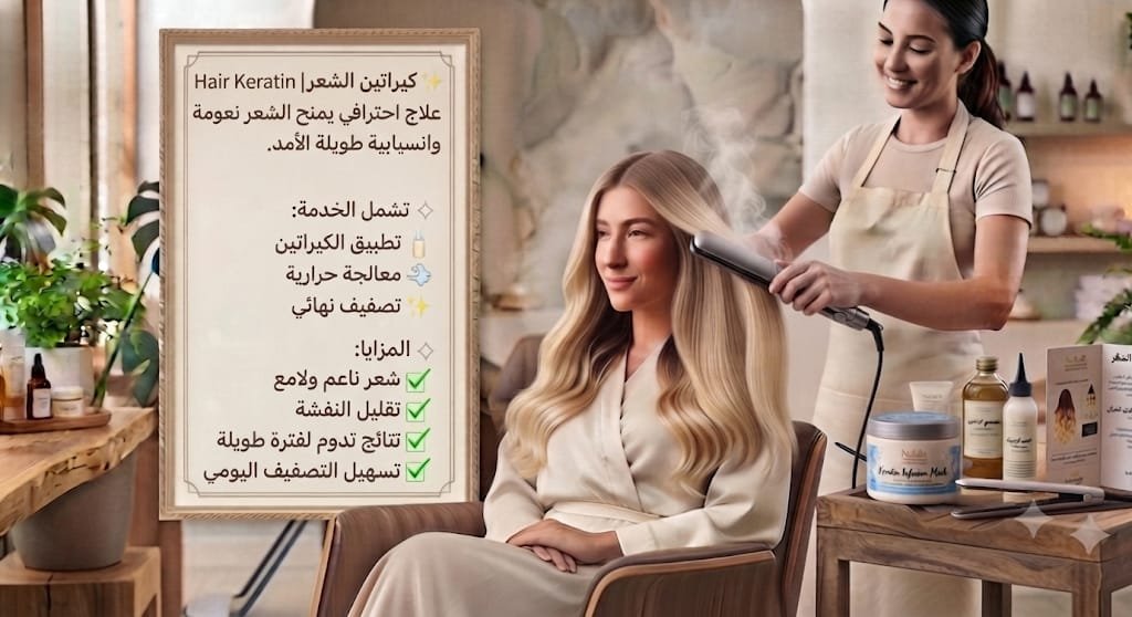 ✨ كيراتين الشعر | Hair Keratin Treatment