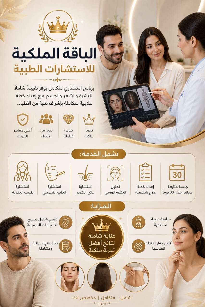👑✨ الباقة الملكية للاستشارات الطبية | Royal Medical Consultation Package