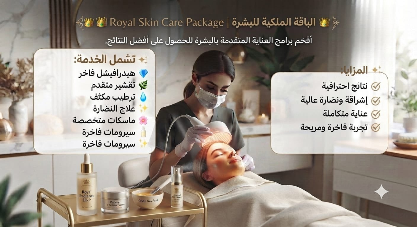 👑✨ الباقة الملكية للبشرة | Royal Skin Care Package