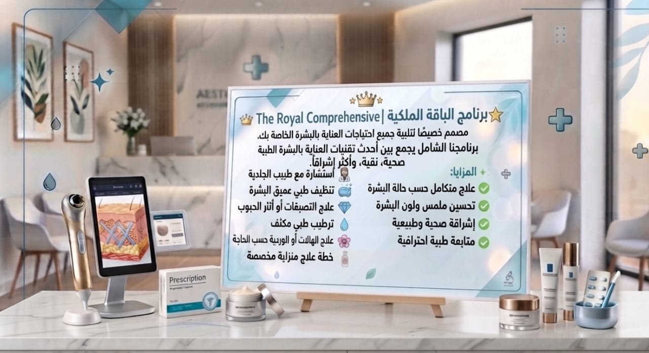 👑✨ الباقة الملكية لعلاج البشرة | Royal Medical Skin Care Package