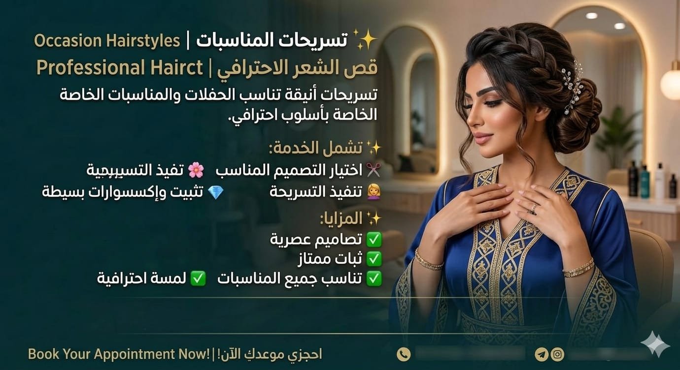 👑 تسريحات المناسبات | Occasion Hairstyles