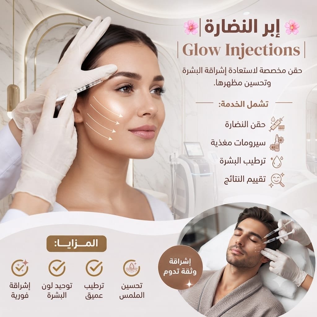 🌸 إبر النضارة | Glow Injections
