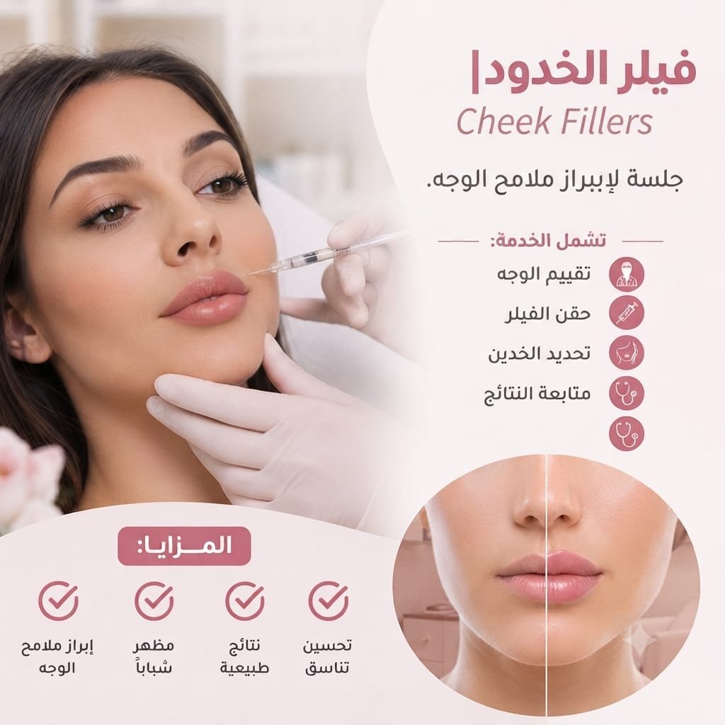 😊 فيلر الخدود | Cheek Fillers