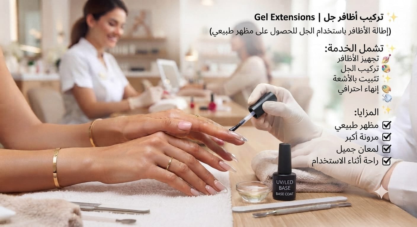 ✨ تركيب أظافر جل | Gel Nails