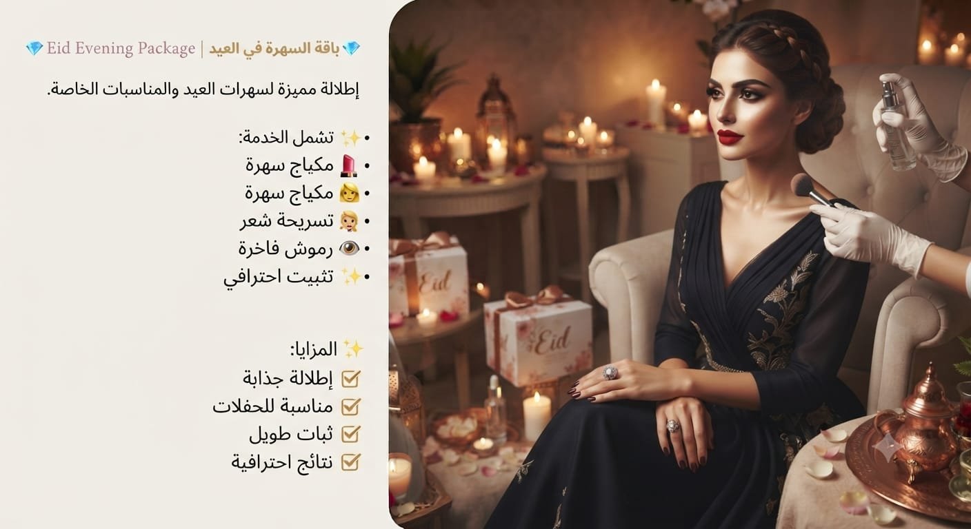 💎 باقة السهرة في العيد | Eid Evening Package