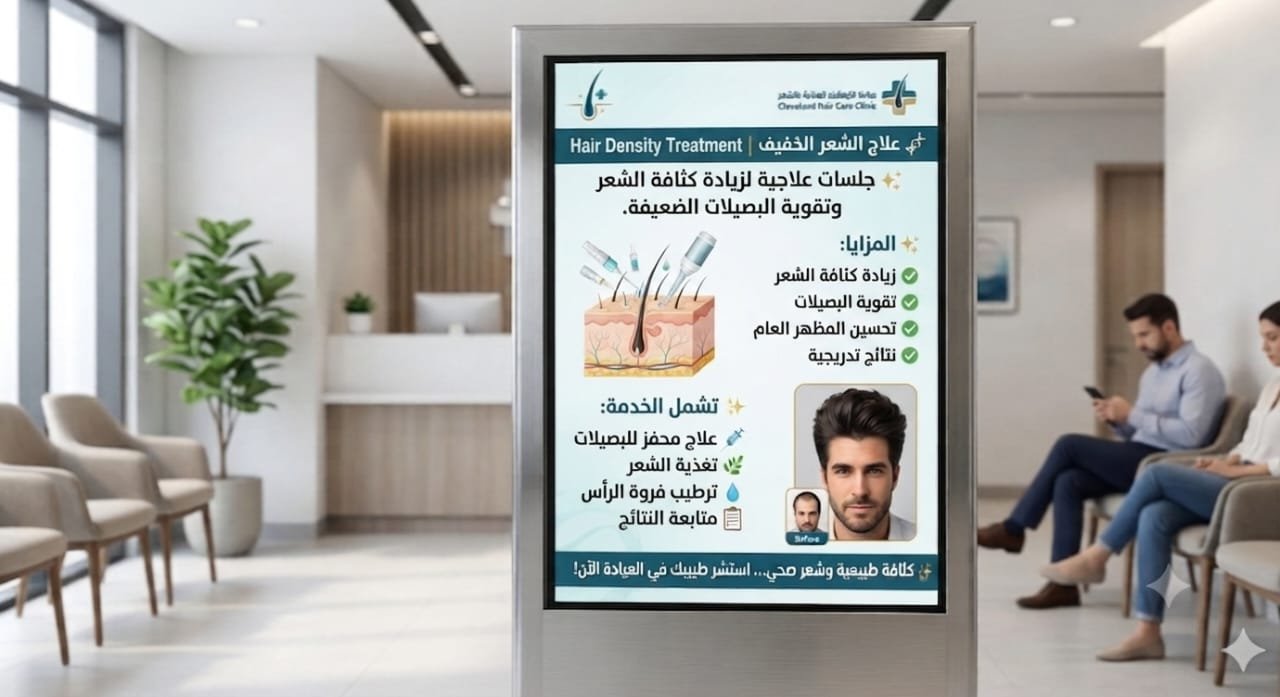 💎 علاج الشعر الخفيف | Hair Density Treatment