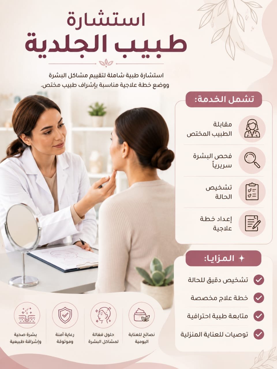 👩‍⚕️ استشارة طبيب الجلدية | Dermatology Consultation