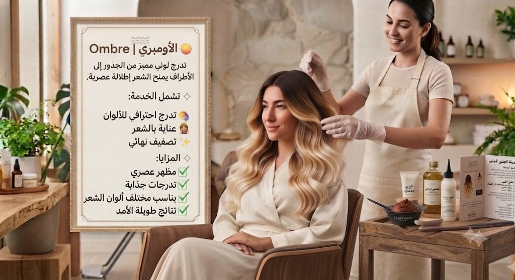 🌅 الأومبري | Ombre