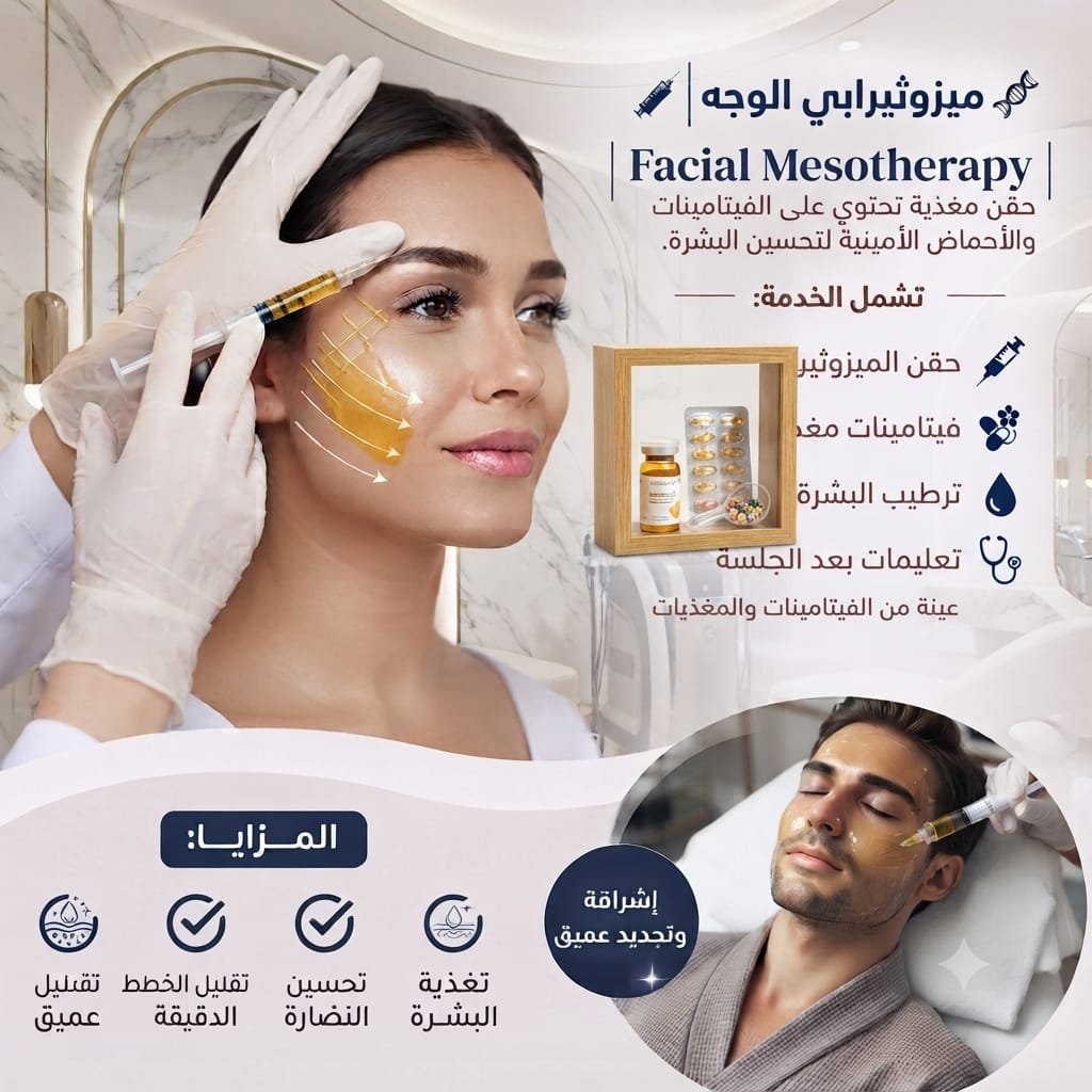 💉 ميزوثيرابي الوجه | Facial Mesotherapy