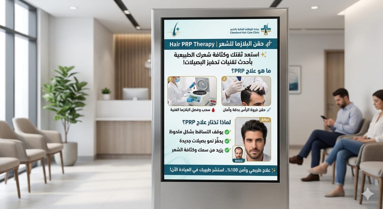 🧬 حقن البلازما للشعر | Hair PRP Therapy