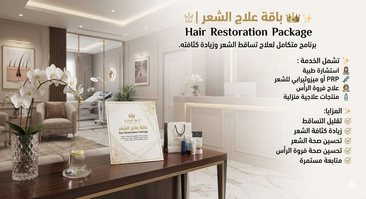 💆 باقة علاج الشعر | Hair Restoration Package