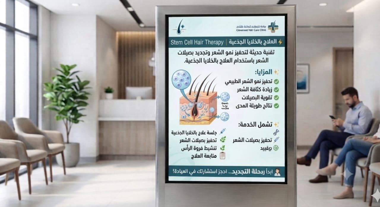 🌟 العلاج بالخلايا الجذعية للشعر | Stem Cell Hair Therapy