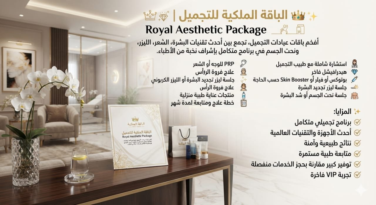 👑✨ الباقة الملكية للتجميل | Royal Aesthetic Package