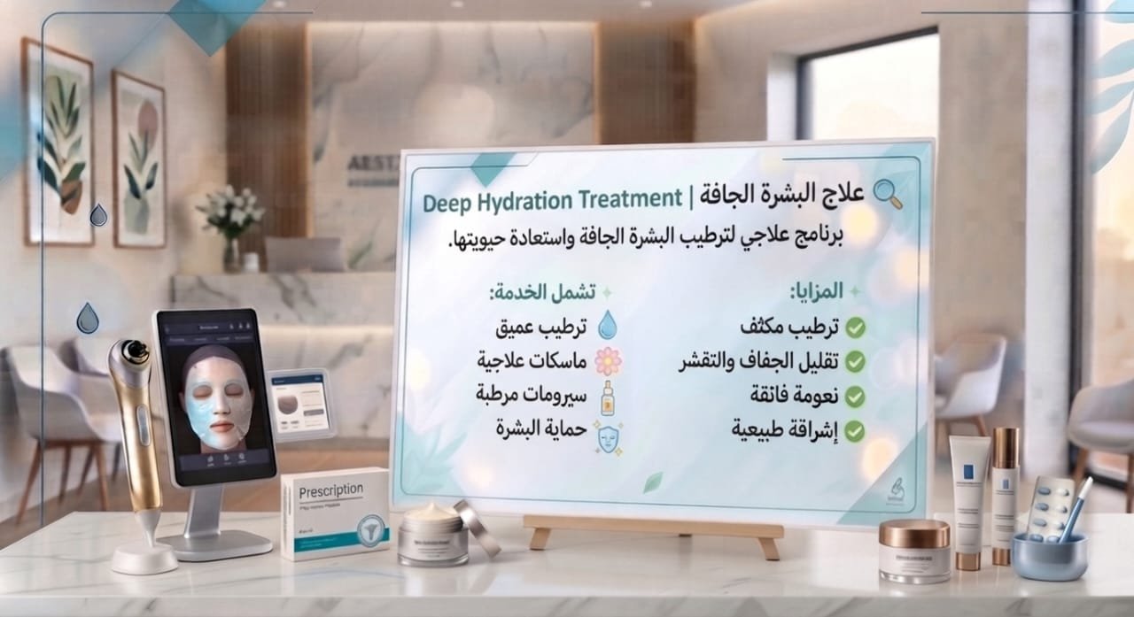 💧 علاج البشرة الجافة | Deep Hydration Treatment