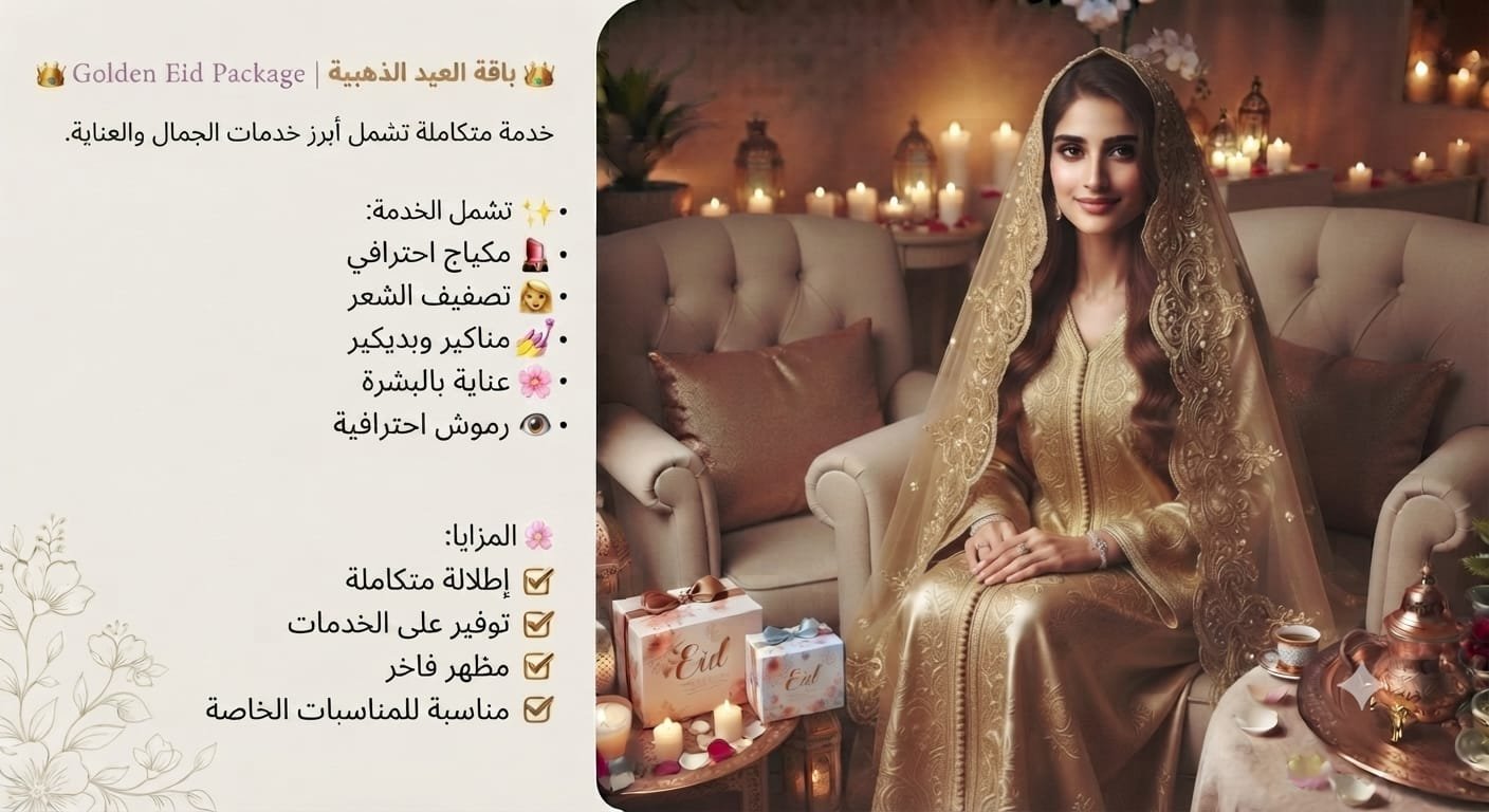 👑 باقة العيد الذهبية | Golden Eid Package