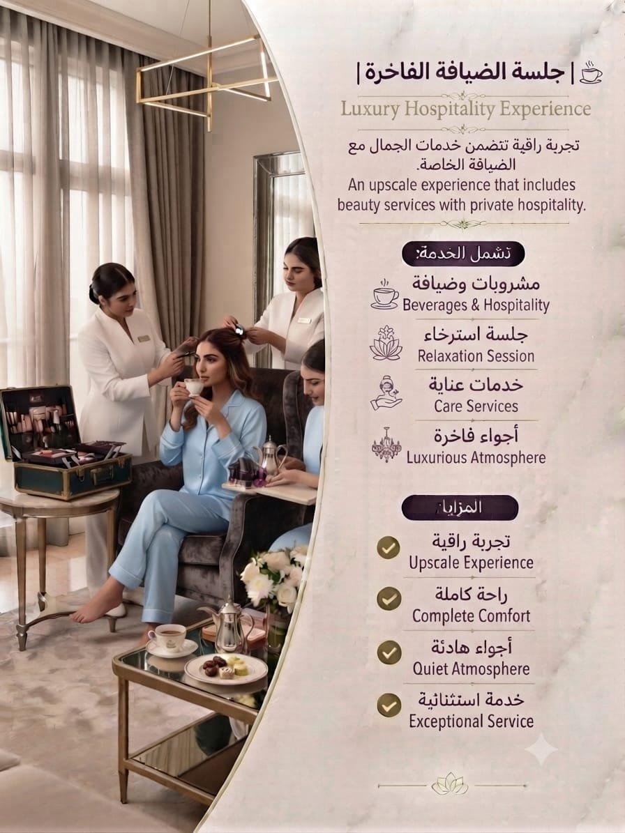 ☕ جلسة الضيافة الفاخرة | Luxury Hospitality Experience