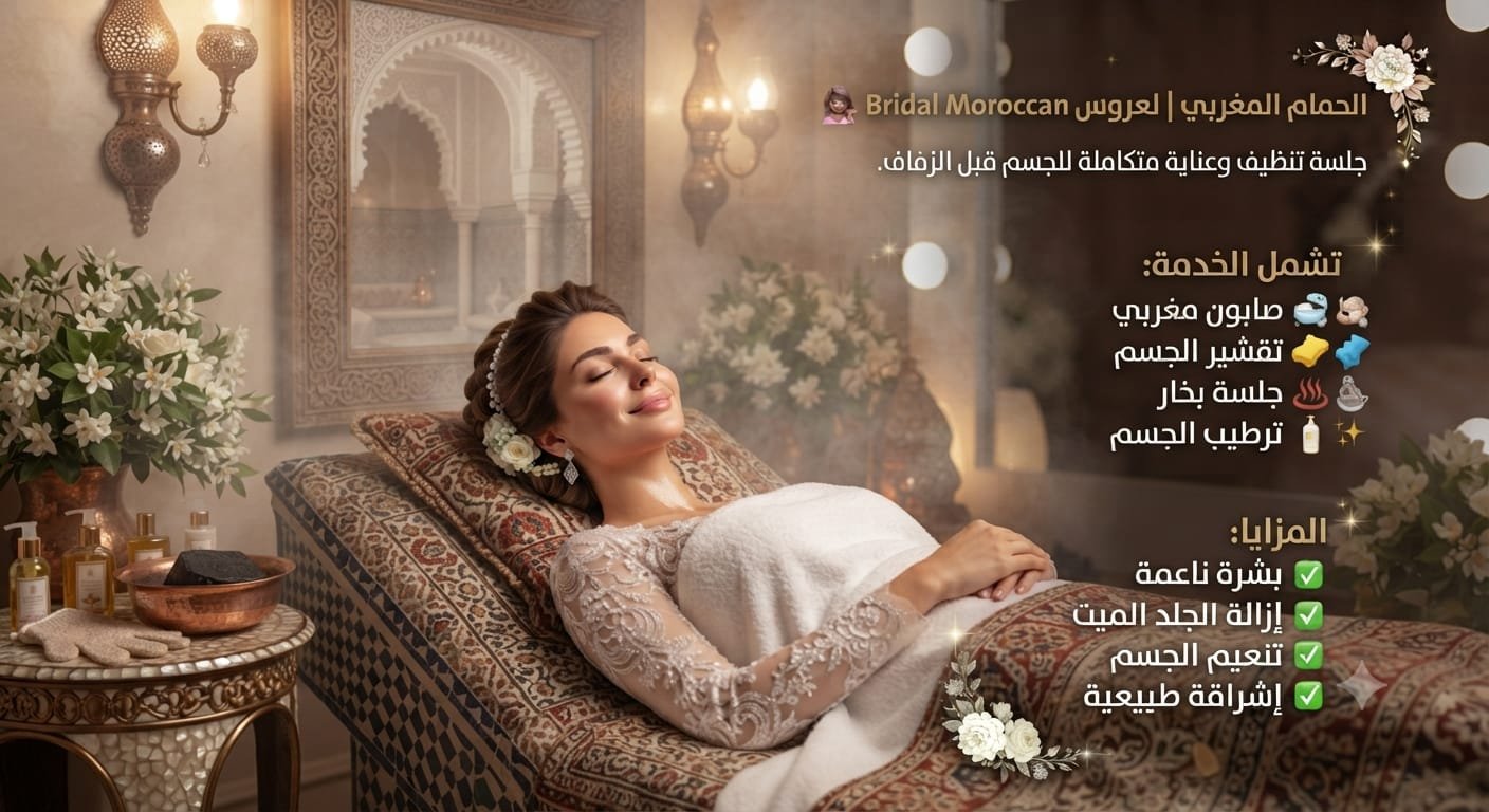 🪷 الحمام المغربي للعروس | Bridal Moroccan Bath