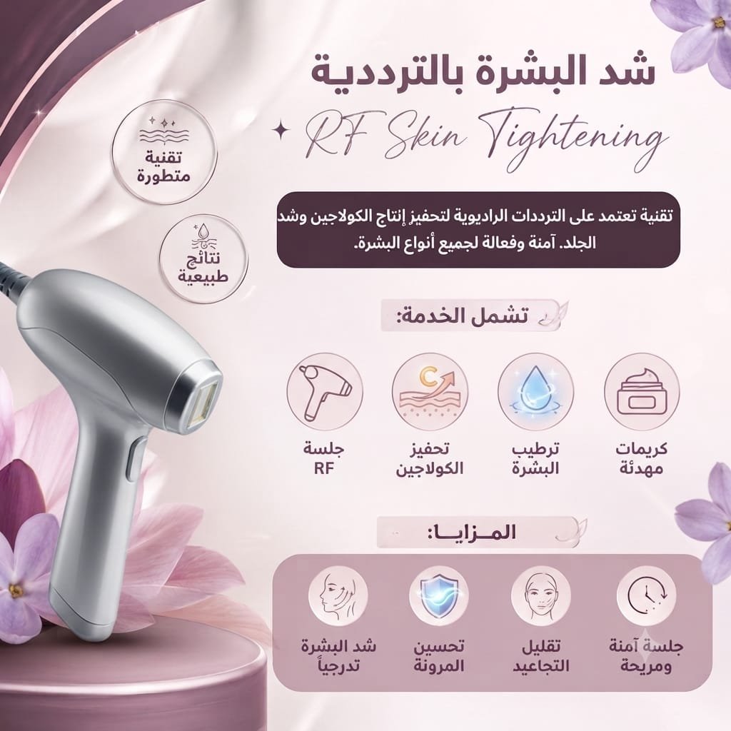 📡 شد البشرة بالترددات الراديوية | RF Skin Tightening
