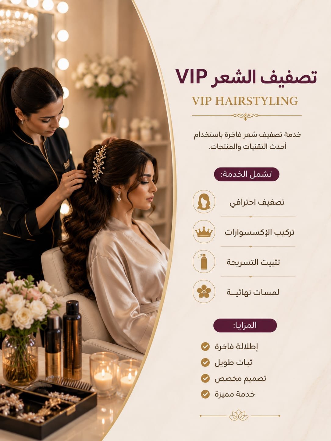 💇‍♀️ تصفيف الشعر VIP | VIP Hairstyling