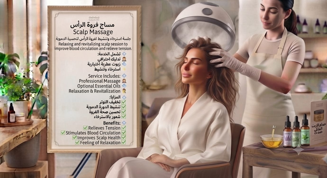 💆‍♀️ مساج فروة الرأس | Scalp Massage