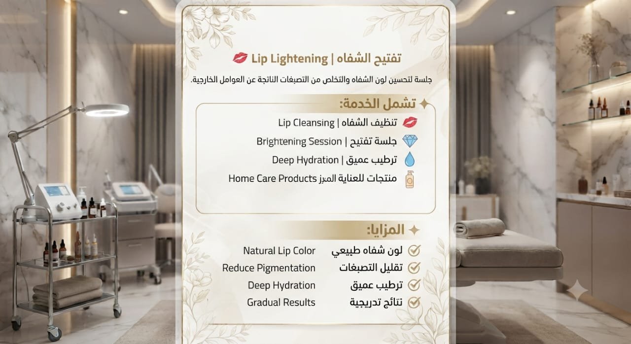 💋 تفتيح الشفاه | Lip Lightening