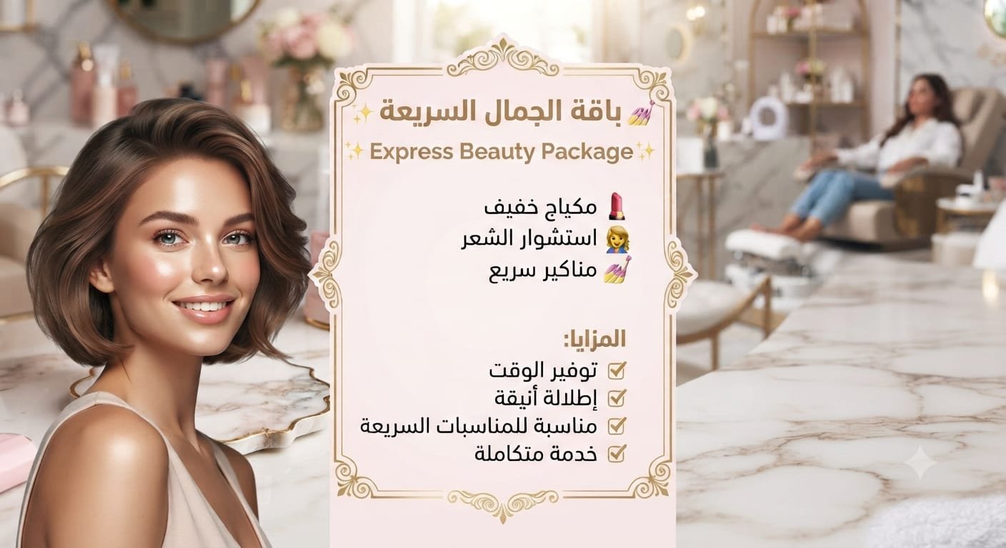 🌸 باقة الجمال السريعة | Express Beauty Package