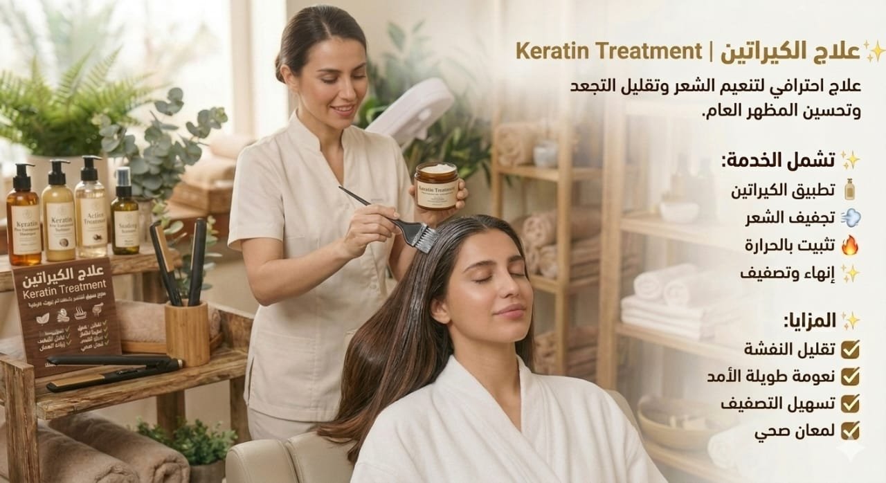 ✨ علاج الكيراتين | Keratin Treatment