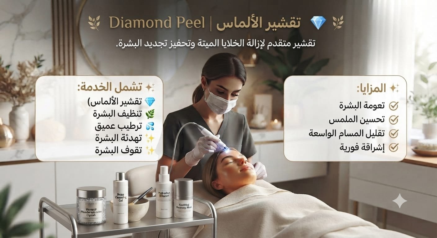 💎 تقشير الألماس | Diamond Peel