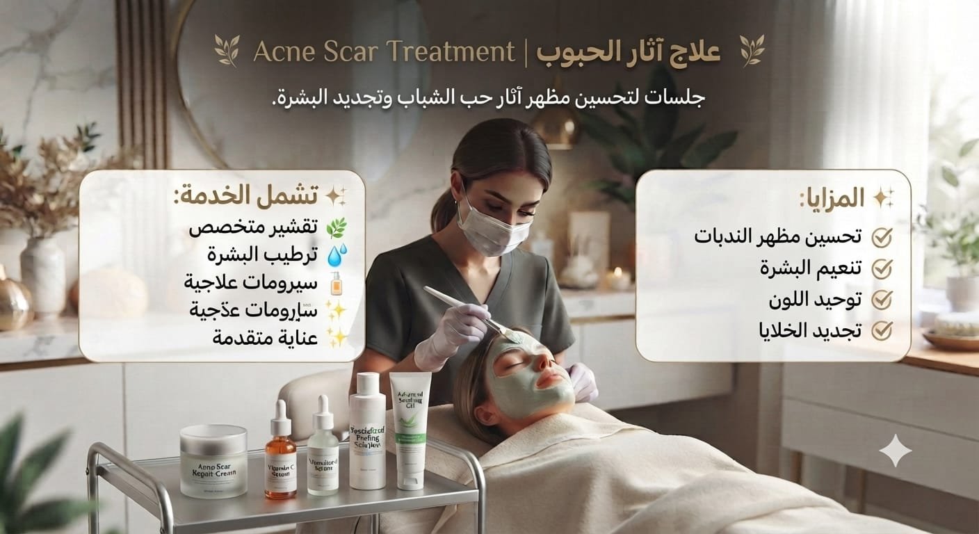 ✨ علاج آثار الحبوب | Acne Scar Treatment