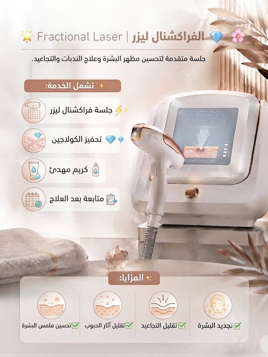 🌟 الفراكشنال ليزر | Fractional Laser