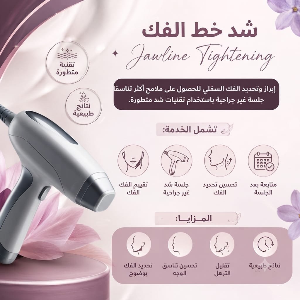 👄 شد خط الفك | Jawline Tightening