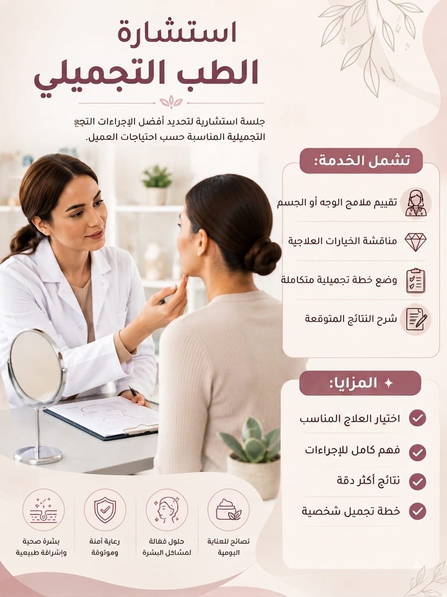 💉 استشارة الطب التجميلي | Cosmetic Consultation