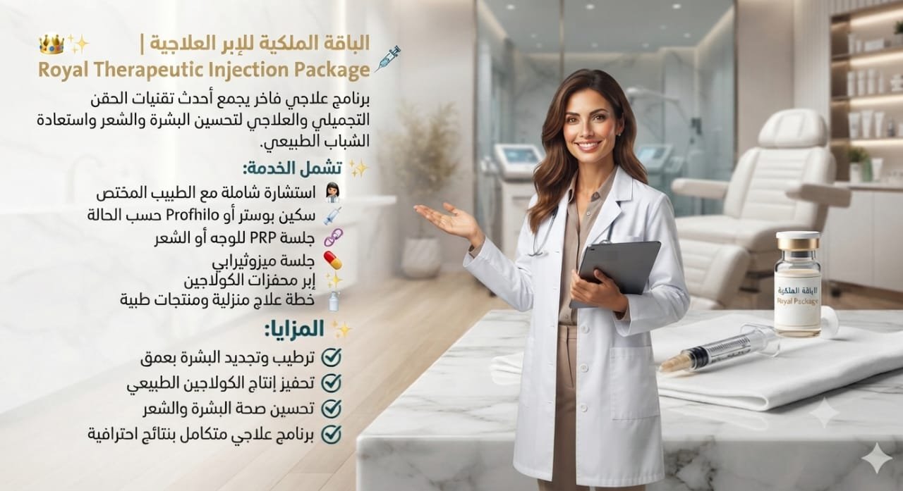 👑✨ الباقة الملكية للإبر العلاجية | Royal Therapeutic Injection Package